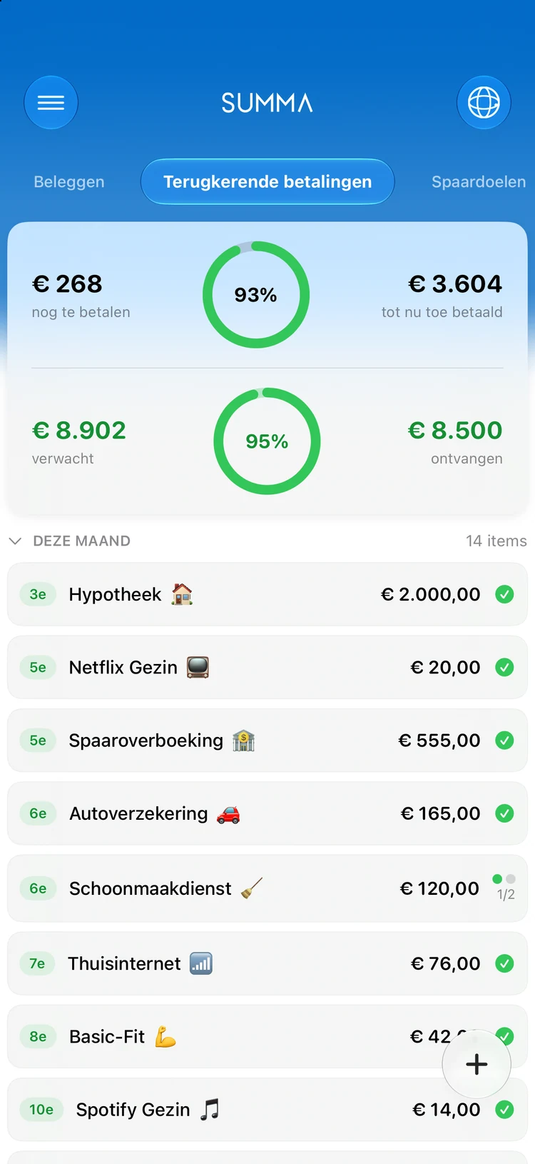 Rekeningen: Mis nooit een rekening.